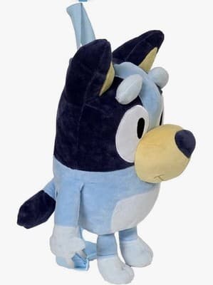 *NEW* Kids' Bluey Plush 16" Backpack - Blue - Thumbnail 3