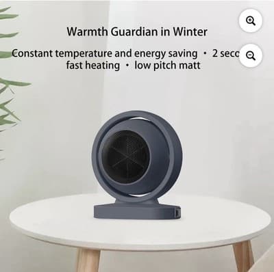Electric Heater Fast Heating Stove Heater Portable Hot Air Blower Bathroom Room - Thumbnail 5