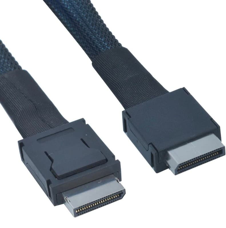 OCuLink PCIe 4.0 SFF-8611 Cable, 6.6 Feet (200 CM) Male to Male eGPU Extension C