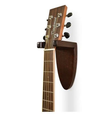 TESLYAR Ash Wood Guitar Wall Mount – Black (Universal) - Thumbnail 5