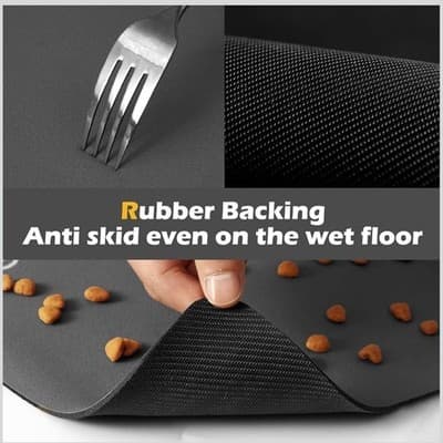 Pet Feeding Mat-Absorbent Dog Mat for and Water Bowl-Accessories Pet Supplies-B - Thumbnail 6