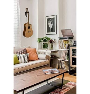TESLYAR Ash Wood Guitar Wall Mount – Black (Universal) - Thumbnail 6