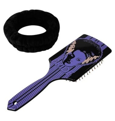Luv Her Kids Hair Brush & Spa Headband Set – Universal Monsters “Bride” De - Thumbnail 3