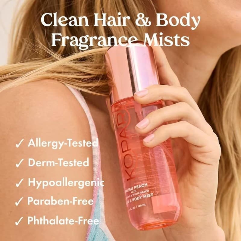Kopari Malibu Peach Hair & Body Mist 4 fl. oz. - Thumbnail 2