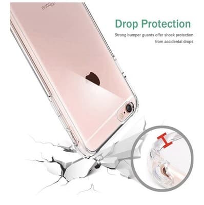 For Apple IPhone 6 / 6S / 6 Plus / 6S Plus Clear Rubber TPU Cover Phone Case - Thumbnail 4