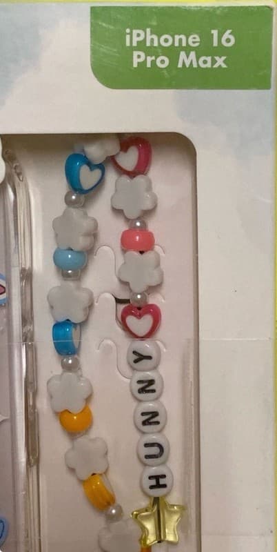 Disney Winnie the Pooh iPhone 16 Pro Max Case and Beaded Phone Strap Set - Thumbnail 6
