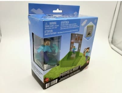 Mattel Minecraft Diamond Mine Playset with 2 inch Figure - Brand New - Thumbnail 4