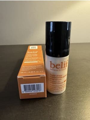 Belif Super Drops Niacinamide Golden Glow Serum 10 ml .33 oz Travel Size NIB - Thumbnail 3