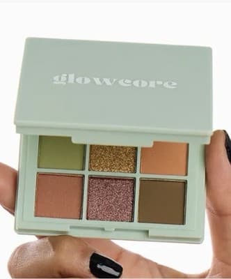 Glowcore Cosmetics Mystic Earth 9 Pan Mini Eyeshadow Palette 8.1g NEW IN BOX - Thumbnail 2
