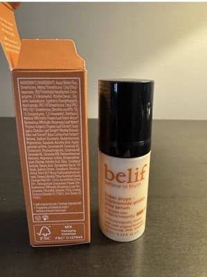 Belif Super Drops Niacinamide Golden Glow Serum 10 ml .33 oz Travel Size NIB - Thumbnail 4
