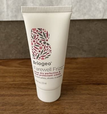 Briogeo Farewell Frizz Blow Dry Perfection & Heat Protectant Creme 0.75 oz Trav
