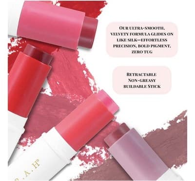 F.A.R.A.H Creamy Malai Blush Stick In SHE CREAMY (Rose Petal Pink) 0.25 oz NIB - Thumbnail 2