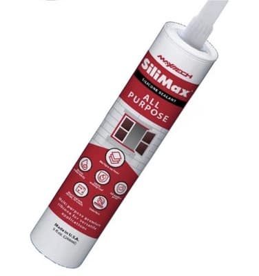 All-Purpose 100% Silicone Caulk – Waterproof Clear Sealant (9.5 oz)