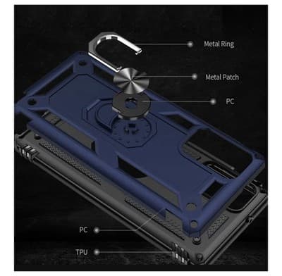 📱 Samsung Galaxy Note 20 Military-Grade Case – Blue - Thumbnail 6