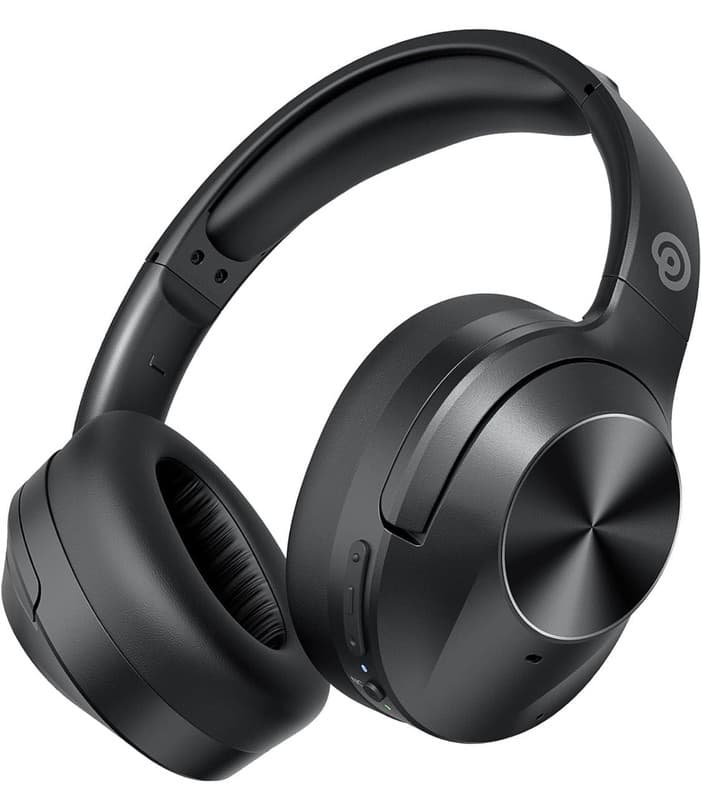 E11 Active Noise Cancelling Headphones Wireless Over Ear Bluetooth Hea -