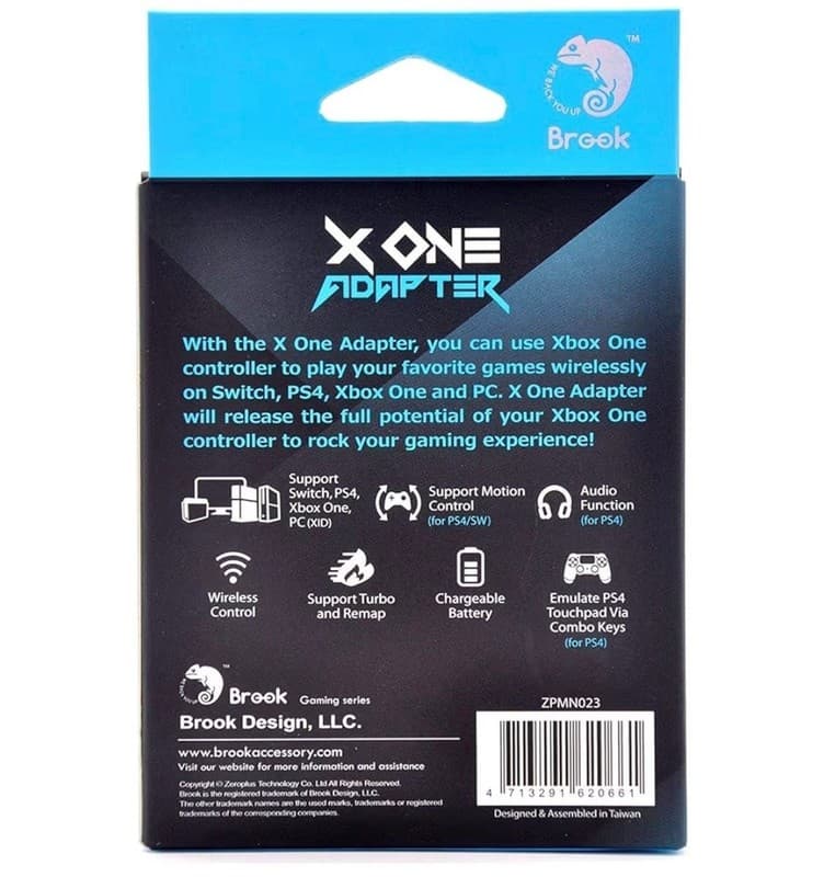 Brook X One Adapter Wireless Controller Rechargeable Battery for Xbox One to PS4 - Thumbnail 8