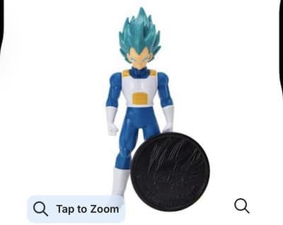 Dragonball Super Dragonball Flash 4" Figure - Super Saiyan Blue Vegeta - BanDai - Thumbnail 2