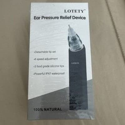 LOTETY Ear Pressure Relief Device, Eustachian Tube Unclogger with 6 Speeds
