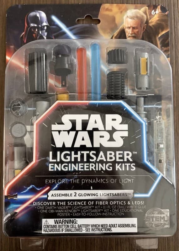 Star Wars Lightsaber Engineering Kits - Build 2 Glowing Lightsabers (Darth Vader
