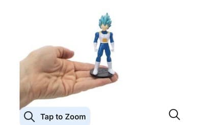 Dragonball Super Dragonball Flash 4" Figure - Super Saiyan Blue Vegeta - BanDai - Thumbnail 3