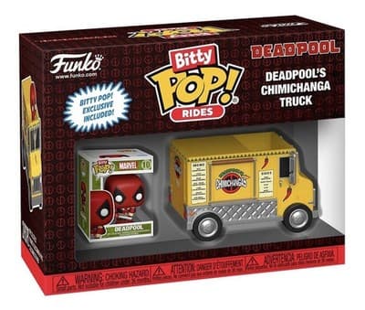 Funko Bitty Pop! Rides: Marvel - Deadpool's Chimichanga Truck NEW