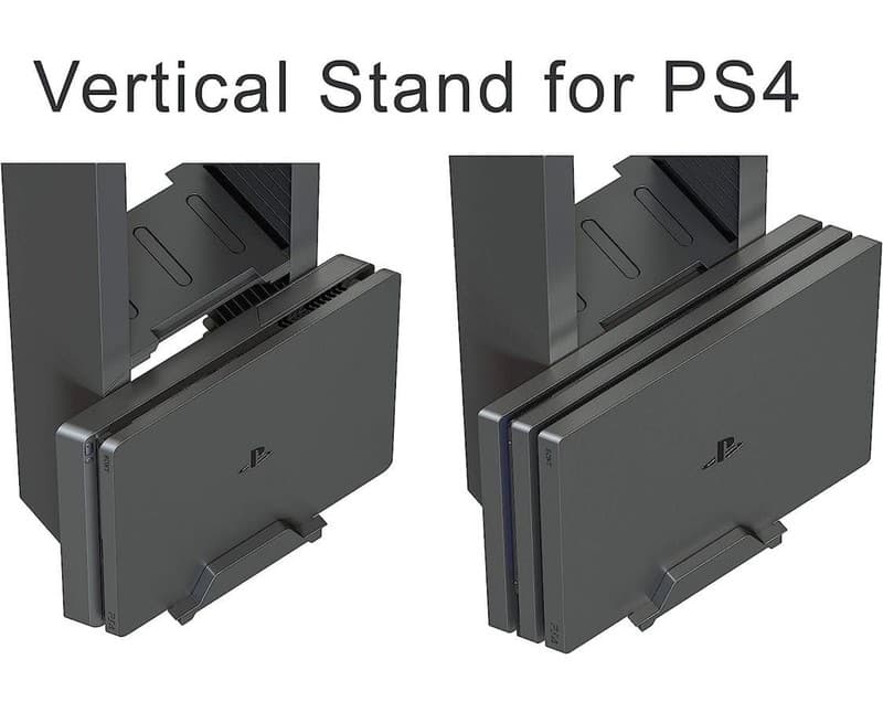 Skywin Video Game Storage Tower and Vertical Stand for PS4 and PSVR - Holds 24 G - Thumbnail 4