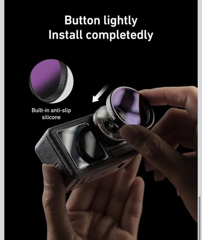 TELESIN 4-Pack CPL and ND Filter Set for DJI Osmo Action 5 Pro/4/3 - Thumbnail 5