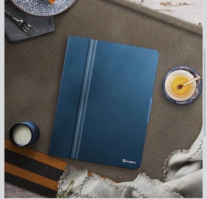 kingBlanc iPad Pro 12.9-inch Case (3rd/4th/5th/6th Gen) with Apple Pencil Holder - Thumbnail 3
