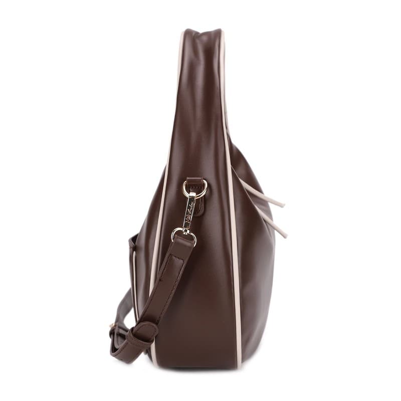 Mali + Lili Anna Sporty Recycled Vegan Leather Crossbody Shoulder Bag - Thumbnail 2