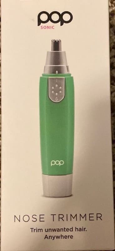 Pop Sonic Ear & Nose Hair Trimmer - Emerald Green
