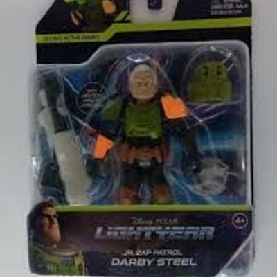 Disney Pixar Lightyear Jr. Zap Patrol Darby Steel Glow in the Dark Action Figure