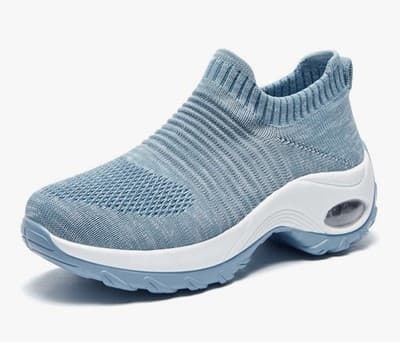 Slow Man Women's Walking Shoes – Slip-On Sock Sneakers (Size 5.5)