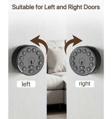 Keyless Electronic Deadbolt Door Lock (YL-68-MINI style) - Thumbnail 8