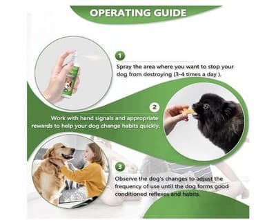 Cooraby Bitter Apple "Pet No Chew" Spray – 5.07 fl oz (150 ml) - Thumbnail 6