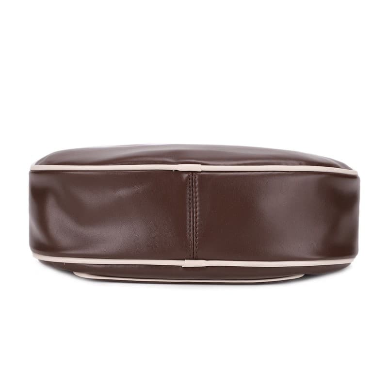 Mali + Lili Anna Sporty Recycled Vegan Leather Crossbody Shoulder Bag - Thumbnail 4
