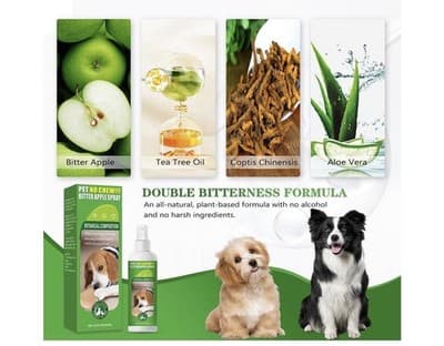 Cooraby Bitter Apple "Pet No Chew" Spray – 5.07 fl oz (150 ml) - Thumbnail 5