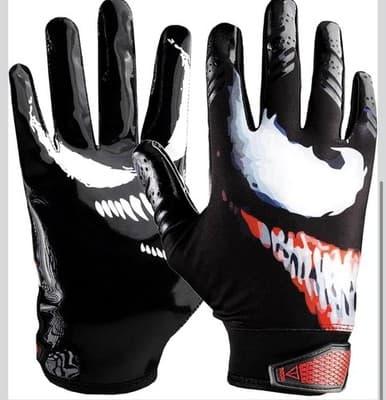 TAQCHA Villain Football Receiver Gloves (Youth - M/L) - Thumbnail 3