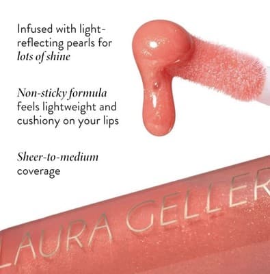 Luxurious Cookie Dough Non-Sticky Lip Gloss for Hydrated, Glossy Lips - Thumbnail 2