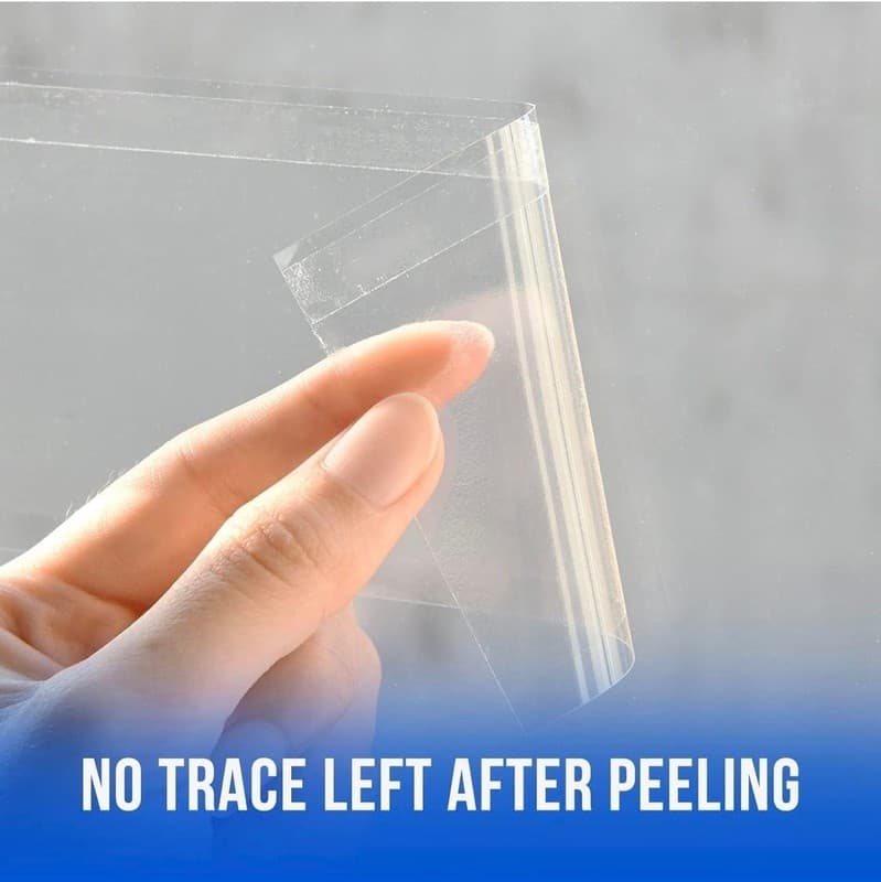 Garsum Window Fly Traps Indoor Transparent Sticky Glue Strips, 4 Count - Thumbnail 4