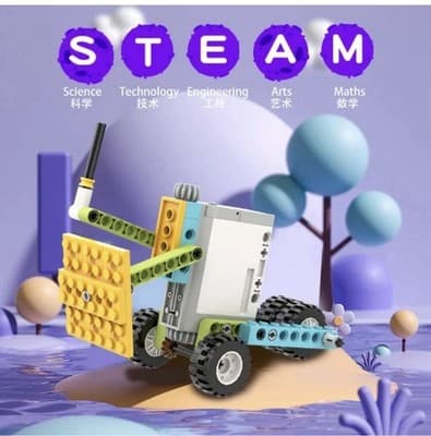 107PCS 50 in 1 STEM Robot Electric Building Blocks EM16 Science Education GIFTS - Thumbnail 3