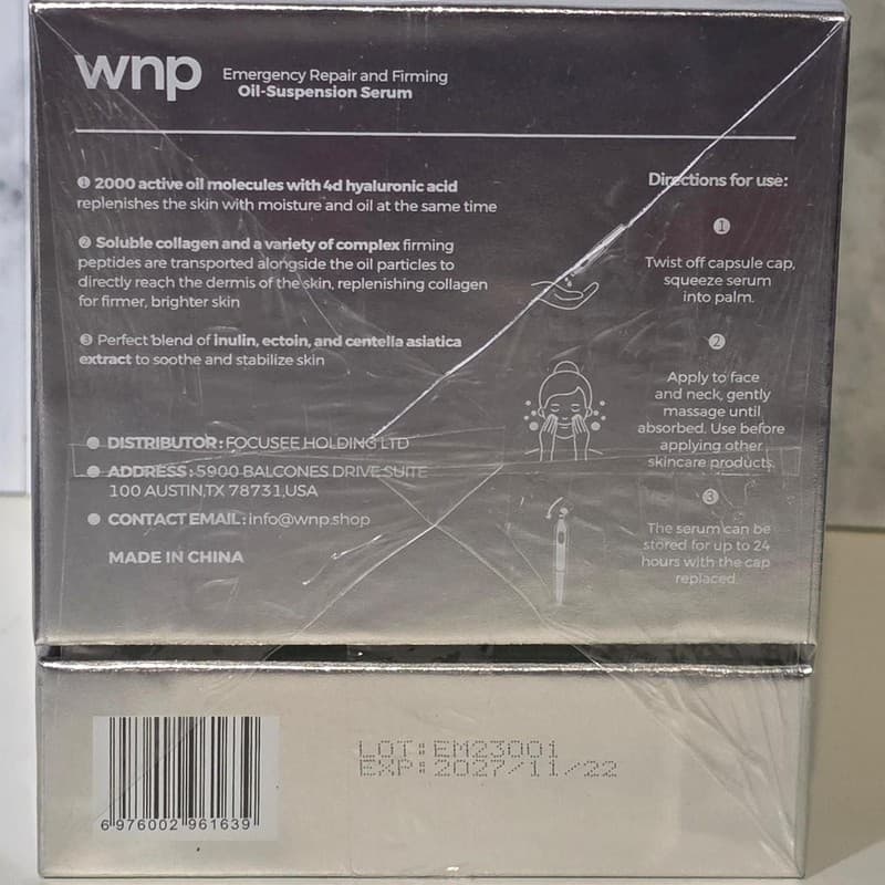 WNP Wake Nature Perfection Emergency Repair and Firming Oil-Suspension Serum - Thumbnail 3