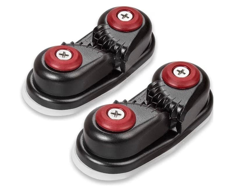 2-Pack Aluminum Ball Bearing Cam Cleats for Sailing, Sailboat, and Kayak, Fits u
