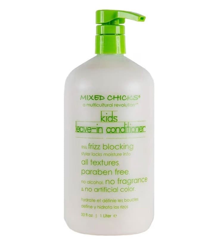 Mixed Chicks Kids Leave-In Conditioner - Frizz Blocking Styler, 33 fl oz / 1 Lit