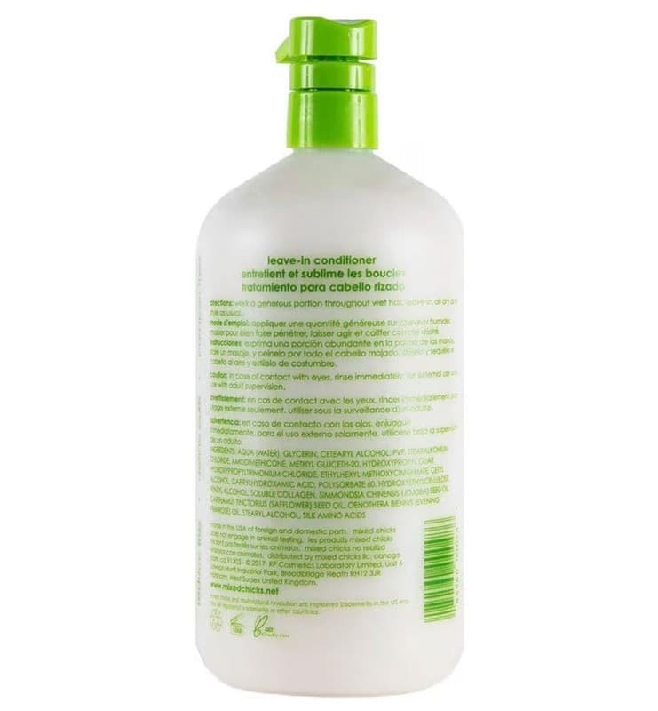 Mixed Chicks Kids Leave-In Conditioner - Frizz Blocking Styler, 33 fl oz / 1 Lit - Thumbnail 2