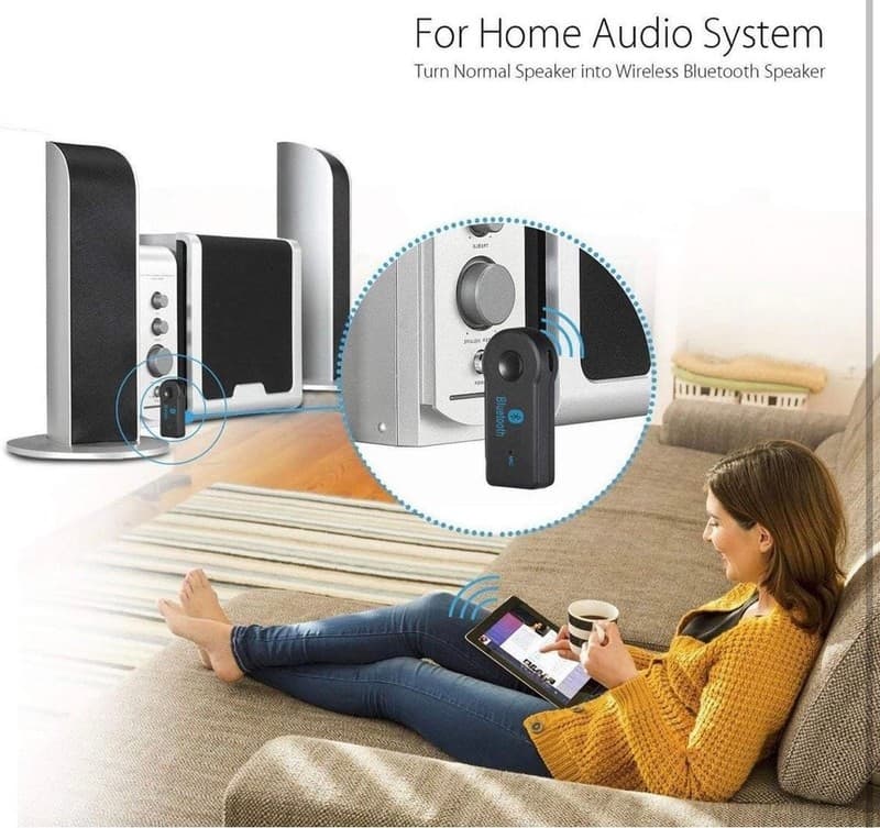 Wireless Bluetooth Receiver 3.5Mm Aux Audio Stereo Music Home Car Adapter Kit - - Thumbnail 4