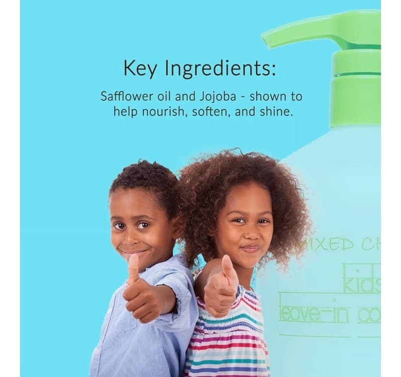 Mixed Chicks Kids Leave-In Conditioner - Frizz Blocking Styler, 33 fl oz / 1 Lit - Thumbnail 5