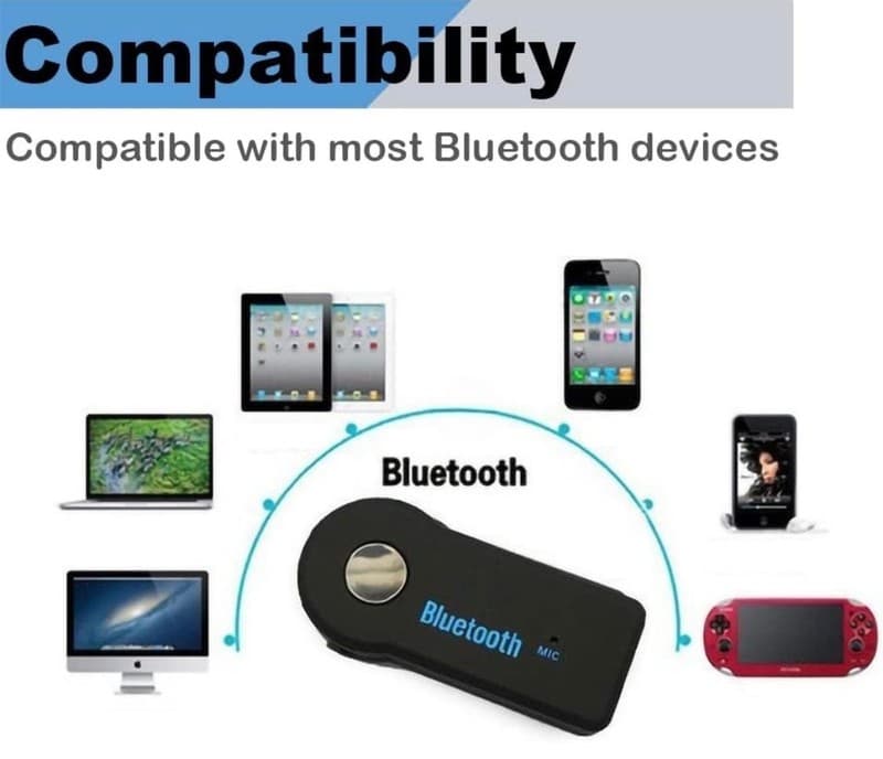 Wireless Bluetooth Receiver 3.5Mm Aux Audio Stereo Music Home Car Adapter Kit - - Thumbnail 5