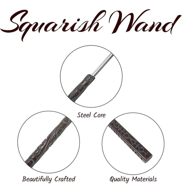 Magic Ranger Sirius Black Magic Wand Replica with Steel Core and Wand Motion Gui - Thumbnail 3