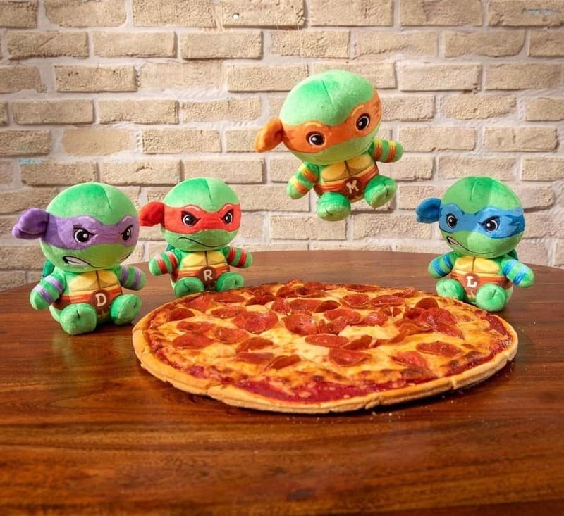Club Mocchi-Mocchi Teenage Mutant Ninja Turtles Michelangelo Junior 6-Inch Plush - Thumbnail 4