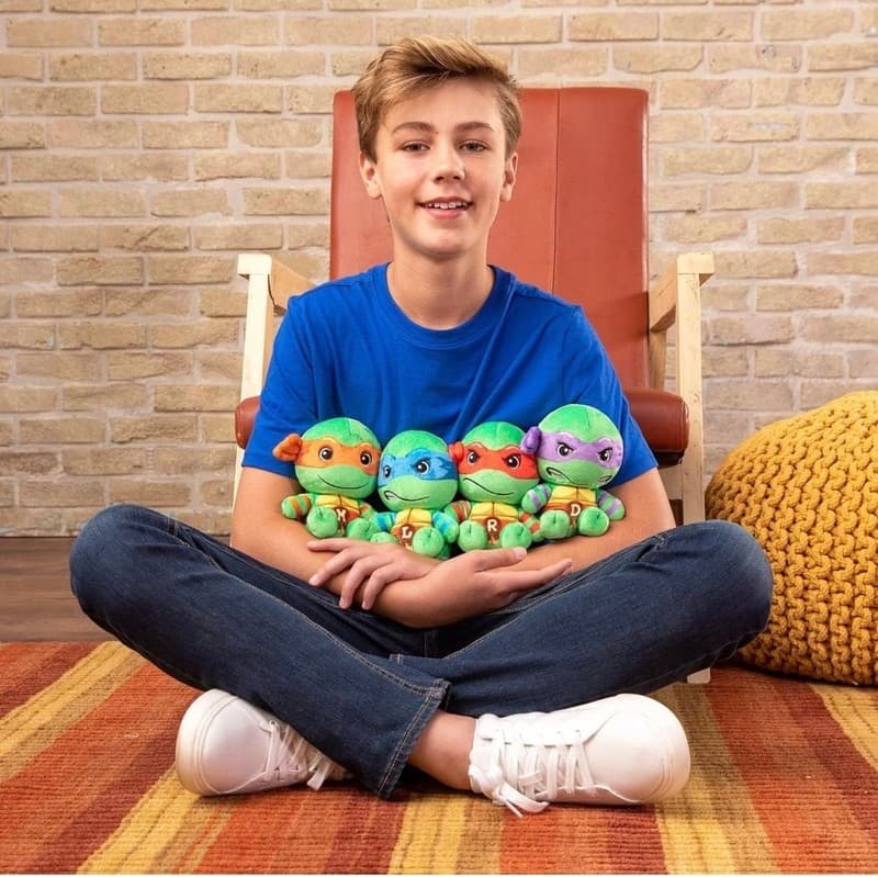 Club Mocchi-Mocchi Teenage Mutant Ninja Turtles Donatello 6-Inch Junior Plush - Thumbnail 2